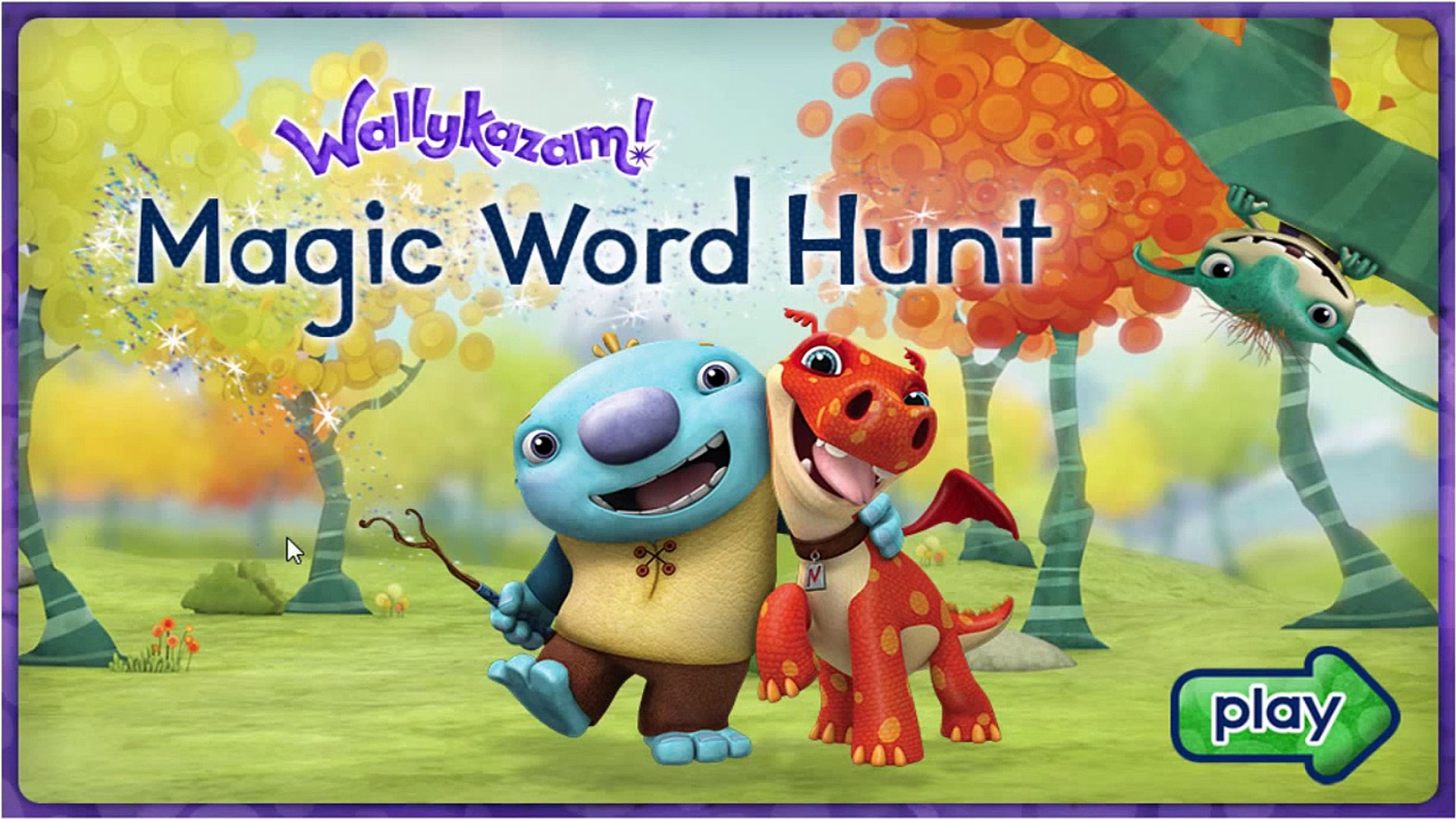 Nick jr Wallykazam Wally Magic Word Hunt Cartoon Animation Game Play  Walkthrough - video Dailymotion