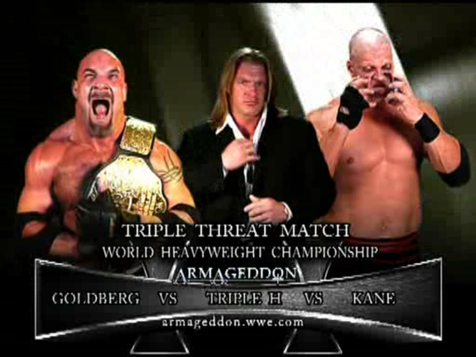 Goldberg_vs_Triple_H_vs_Kane_2003__HighLights