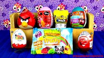 Surprise Eggs   Moshi Monster Gummies! Angry Birds Kinder Surprise Trash Pack Peppa Pig Minnie Cars