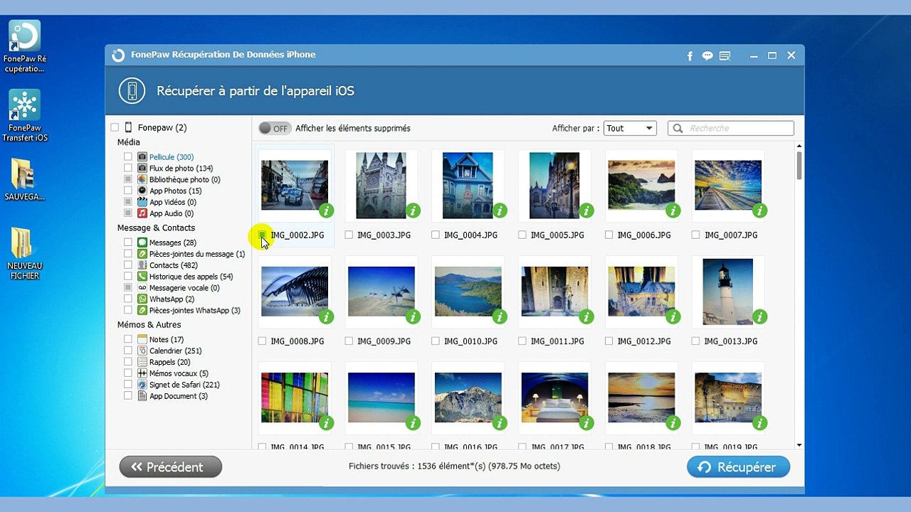 Comment récupérer Photos, SMS, vidéos, Contacts, Notes depuis votre iPhone 6/6 Plus/5/5 S/4/4S/3 GS