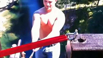 Flawless Bungee Jumping Prank Left This Guy Screaming Like A Little Girl