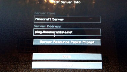 How to get the MineCraft PC server Emerald Isle