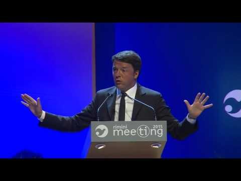 Rimini - Renzi interviene al Meeting (26.08.15)