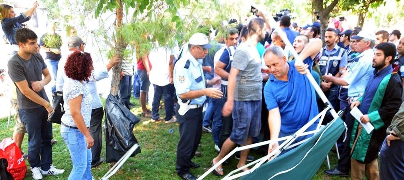 Soma davasında arbede