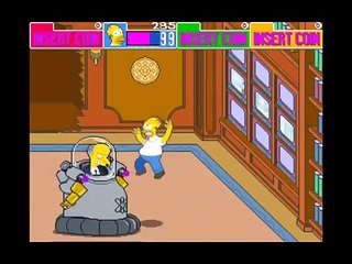 Simpsons Arcade Stage 8 - Springfield Nuclear Power Plant