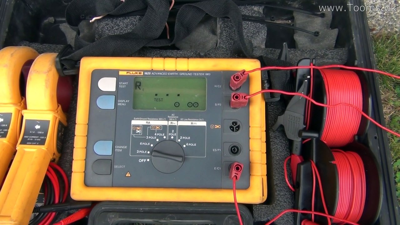 Earth ground testing with Fluke 1625 - video Dailymotion