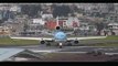 klm md-11 landing and take-off from quito ecuador airport !!