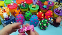 Play doh Cute BAGS Minnie mouse Peppa pig Kinder Mickey mouse surprise eggs Frozen DOC Mcs