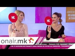 Razgovor so Maja Vukicevic i Simona Popovska "VO NEDELA POPLADNE" 3 DEL