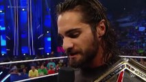 Seth Rollins responses to Sting_rsquo;s surprise emergence on Raw SmackDown, Aug. 27, 2015 WWE On Fantastic Videos