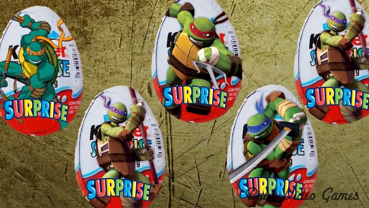 Ninja Turtles Teenage Mutant Daddy Finger Family song! Kids Songs Nursery Rhymes (720p)