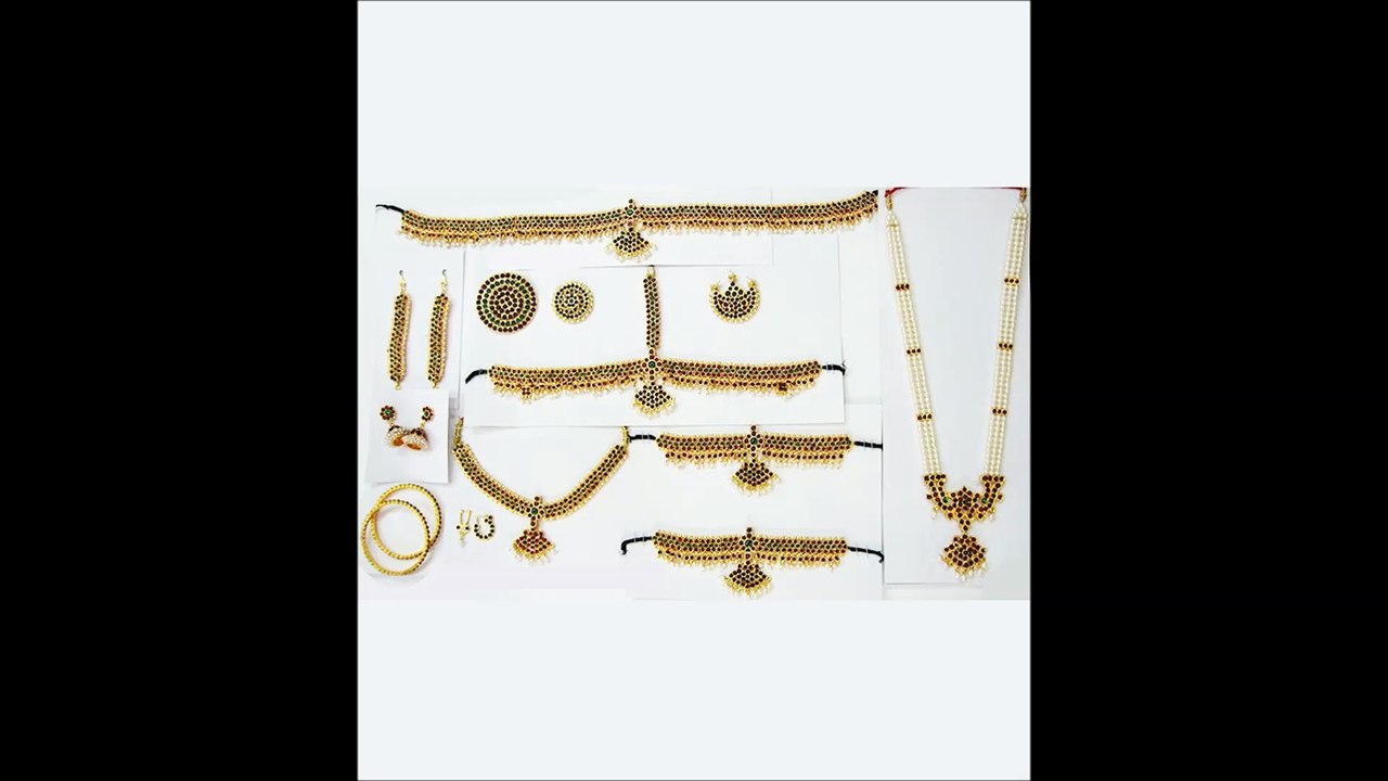 Bharatanatyam and Kuchipudi Dance Jewellery Set