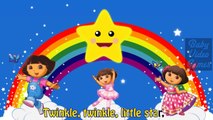 Nursery Rhymes Dora the Explorer Twinkle Twinkle Little Star Kids Song For Children