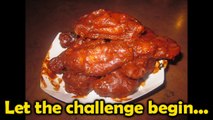 Spicy Blazin' Wing Challenge at Buffalo Wild Wings - Food Challenge