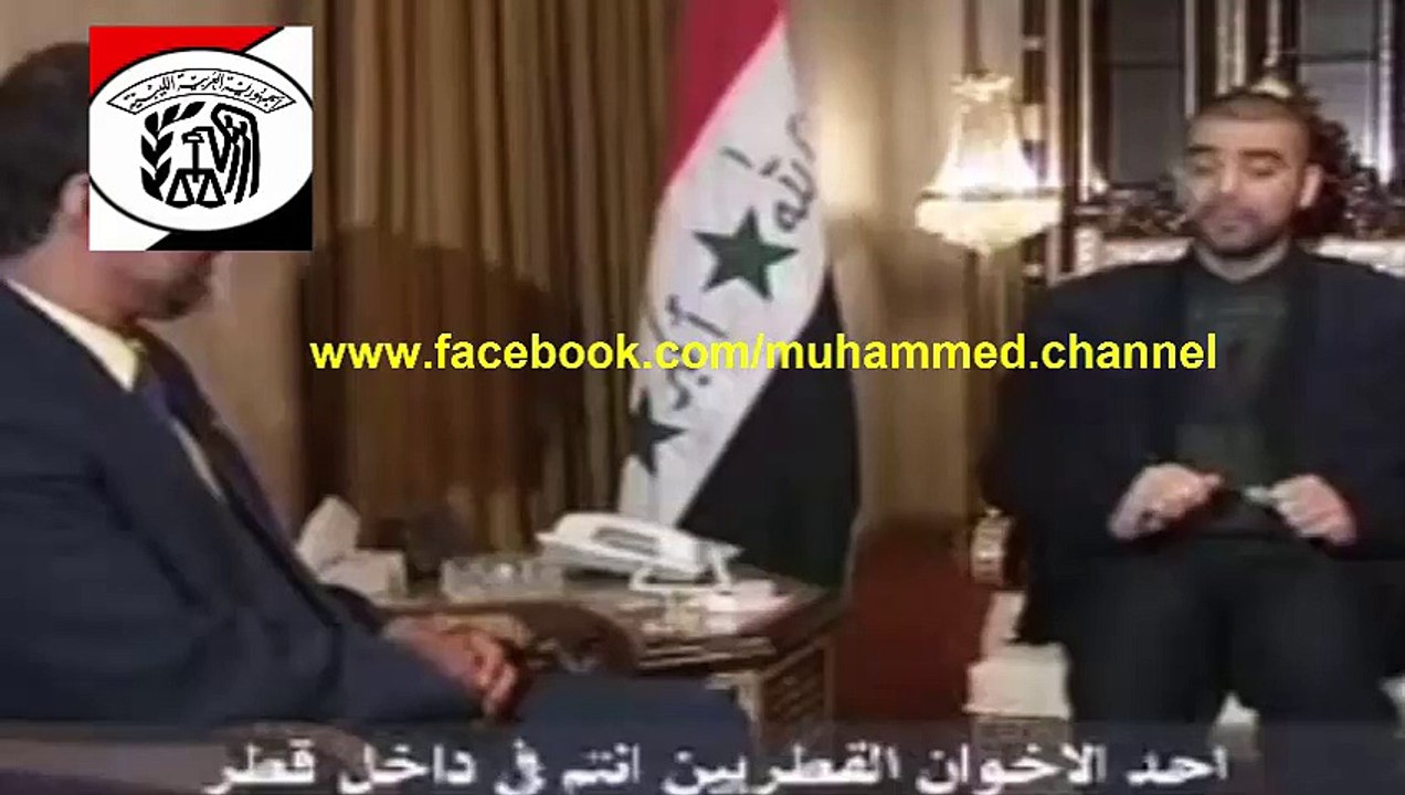 عدي صدام حسين يفضح قناة الجزيرة و يسخر من قطر لقله عدد سكانها .