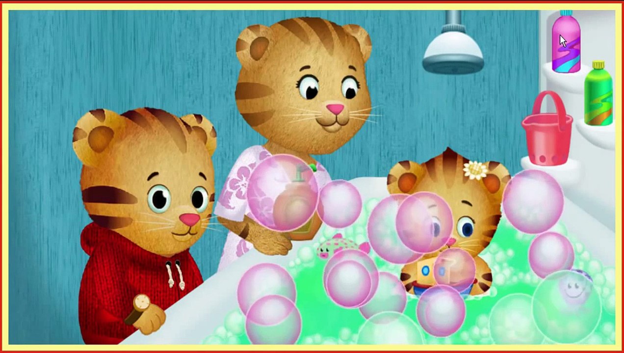 PBS Kids Game Daniel Tiger's Neighborhood BathTime Baby Bath Cartoon Animation Play Walkth