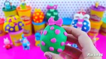 Play-Doh Cookie Monster Surprise Eggs Peppa Pig Spongebob Donald Duck Cars 2 Angry Birds FluffyJet