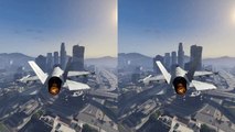 GTA 5 Jet Flying 1080p60 Cross View