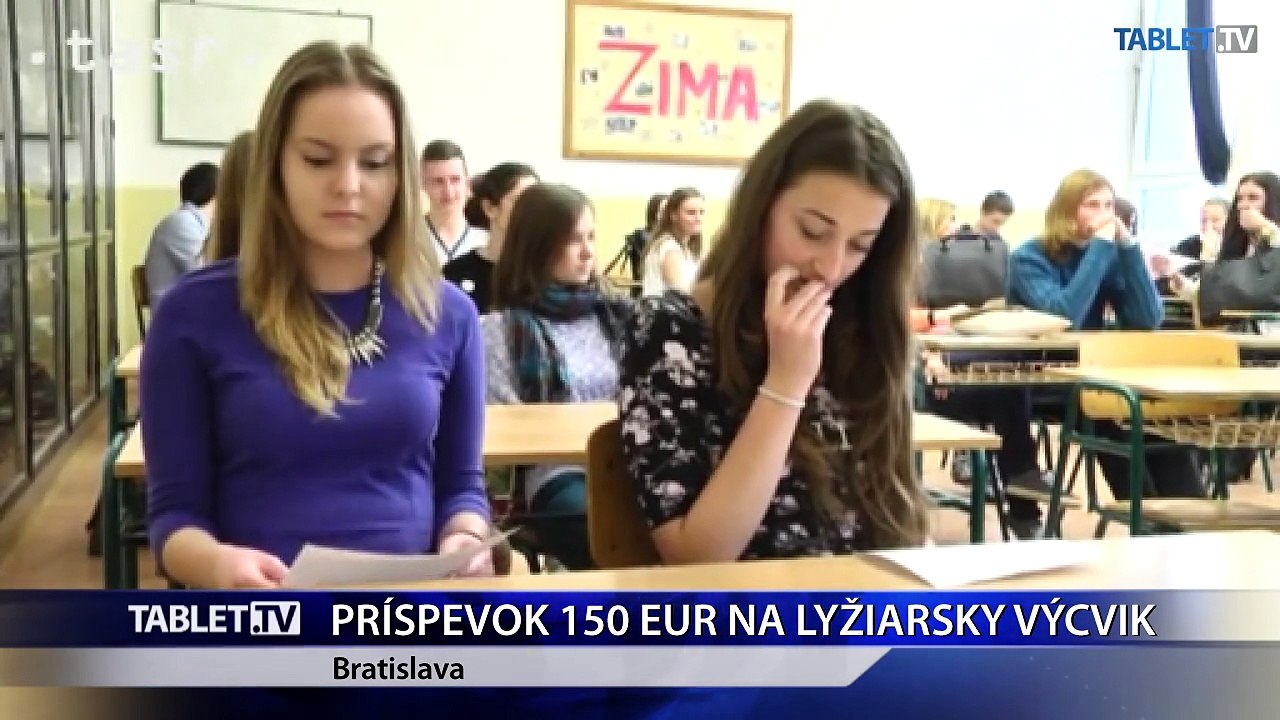 Žiaci dostanú od štátu príspevok 150 eur na lyžiarsky výcvik