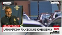 HitNews 2015-LAPD Chief  Homeless Man 'Forcibly Grabbed' Officer's Gun  Skid Row Shooting News Confe