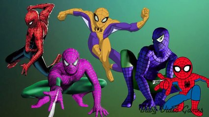 Spiderman Finger Family Songs _ Nursery Rhymes Kids Songs for Children (720p)_2