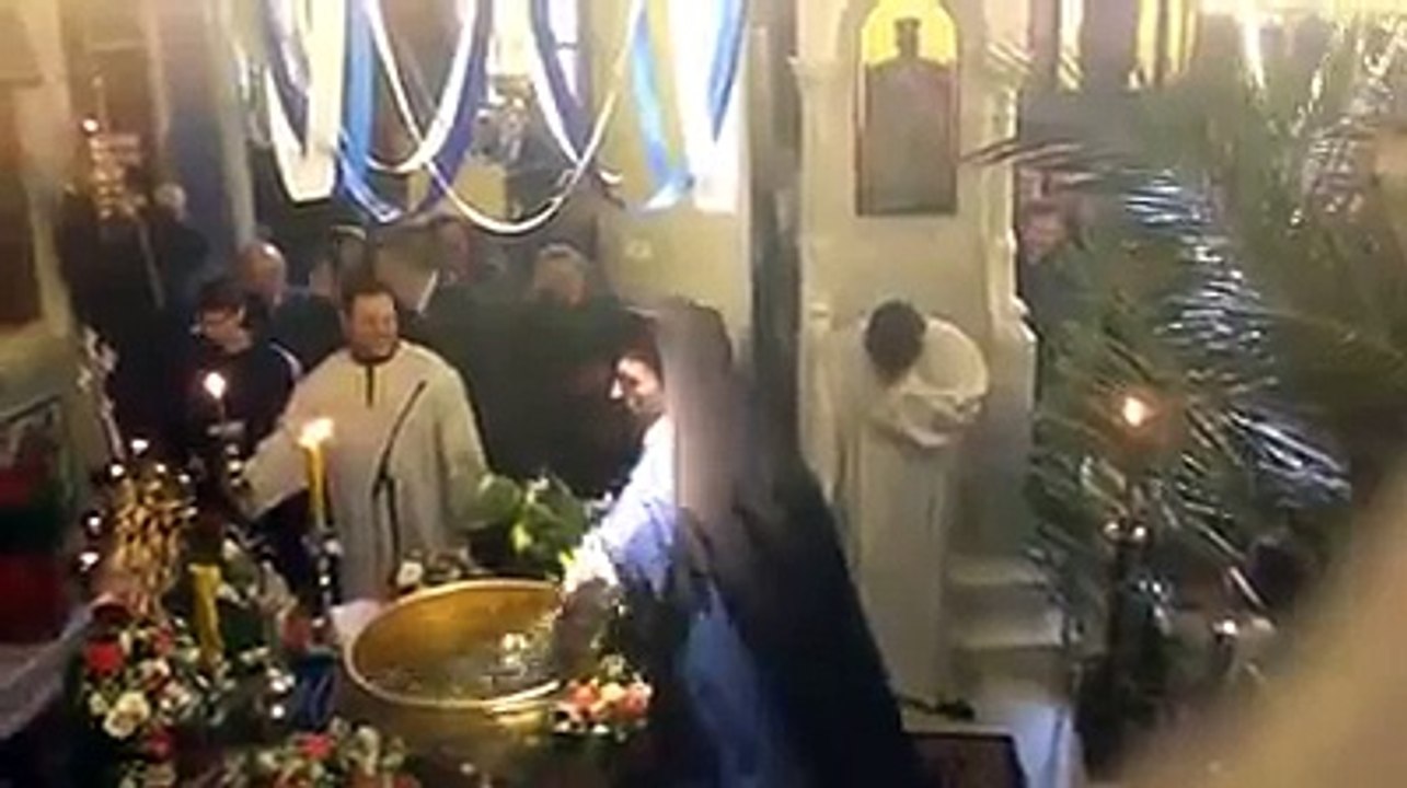 Crazy priest in Russia