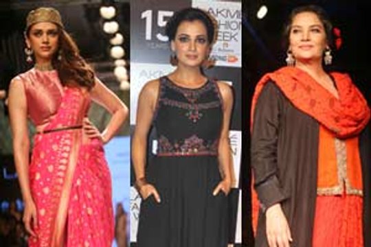 Dia Mirza supports her favourite designer Anita Dongre