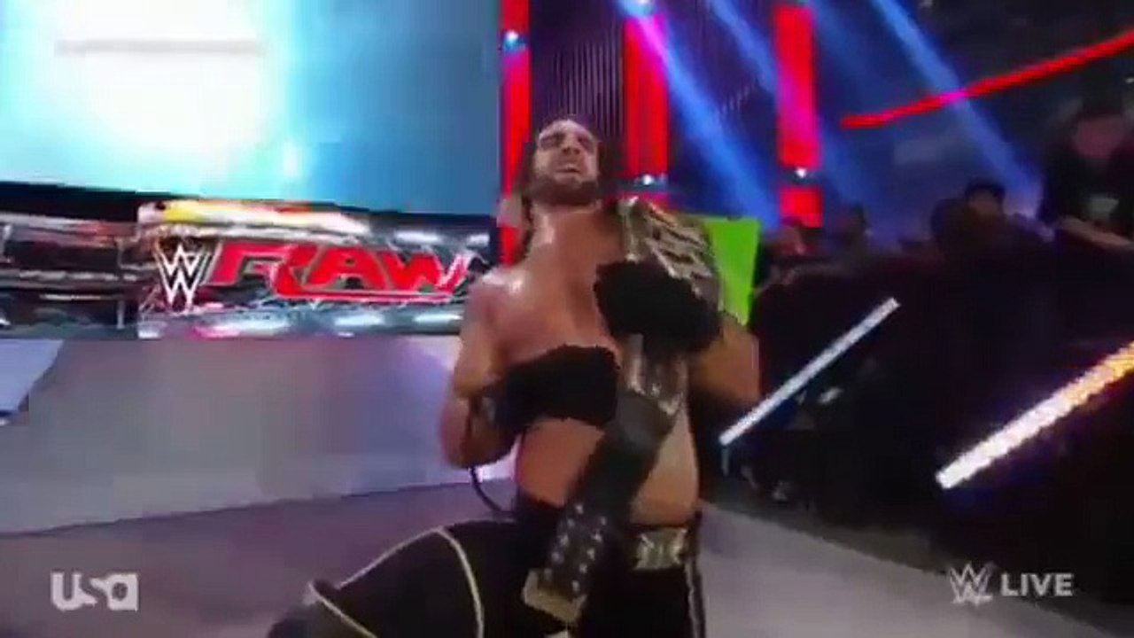 WWE RAW 3 8 2015 Highlights) ملخص عرض الرو 3 8 2015
