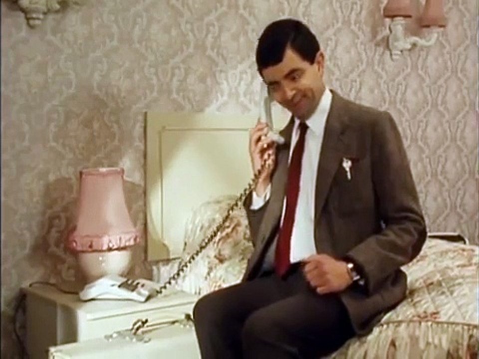 Mr Bean - Hotel room and TV