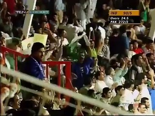 Waqar crushing India, taking 5 wickets