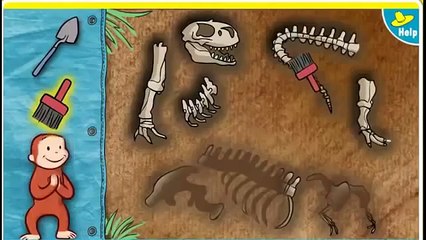 Curious George Find The Dinosaur- Cartoon Games For Kids