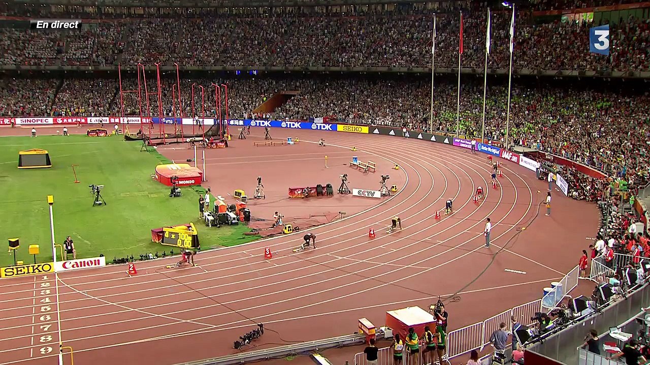 Athlétisme - Usain Bolt et la Jamaïque remportent le relais 4x100 m