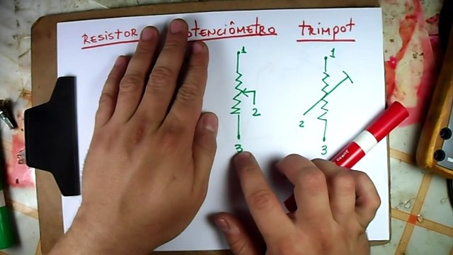 Resistores Variáveis Potenciômetros e Trimpots