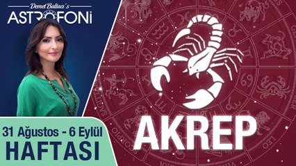 AKREP burcu haftalık yorumu 31 Ağustos-6 Eylül 2015