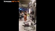 Cet homme ridiculiserait n'importe qui à la salle de sport