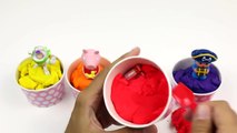 Play Doh Ice Cream Surprise Eggs Peppa Pig Toy Story Cars Pocoyo Disney Toys