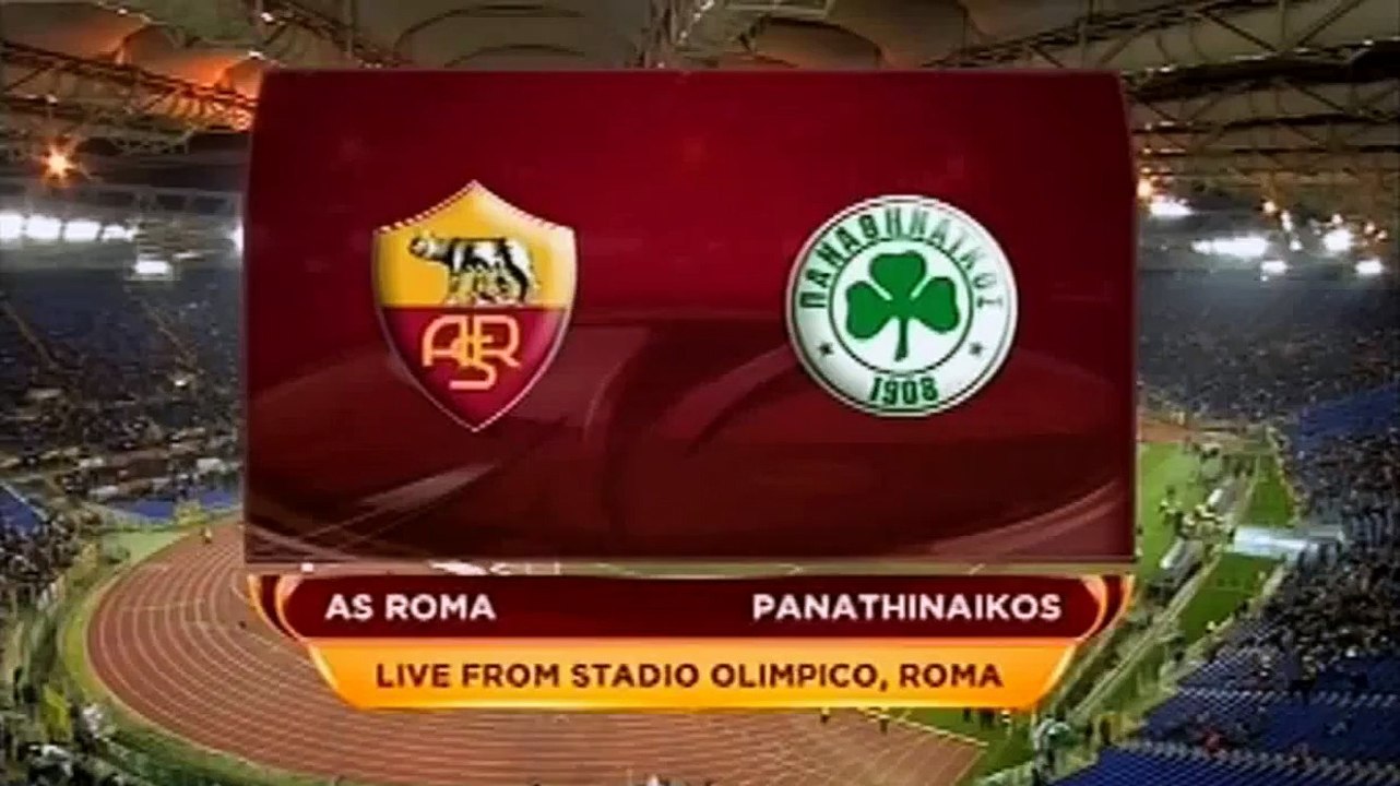 Roma-Panathinaikos 2-3 (All Goals)