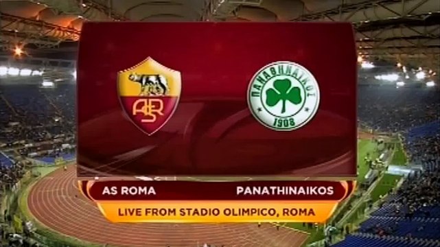 Roma-Panathinaikos 2-3 (All Goals)