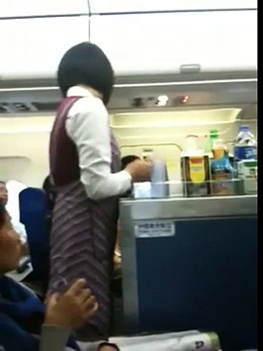 Mad passengers on Chinese flight
