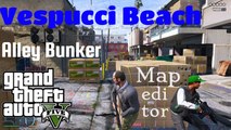 GTA V - Vespucci Beach Vagos Alley: bunker custom map/mapa personalizado protegido & EPIC Police Horde Shootout/Tiroteo contra horda policial.
