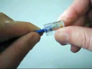 Configuração de cabo de rede