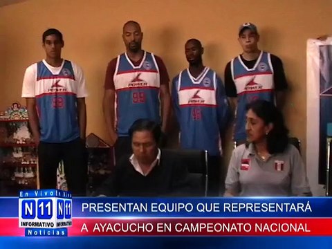 N11 Informativo PRESENTAN EQUIPO DEL CLUB DEPORTIVO POWER QUE REPRESENTARA A AYACUCHO EN CAMPEONATO DE BASKET