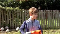 Nerf-gun-fight- IN REAL LIFE!! Elite strike vs zombie elite