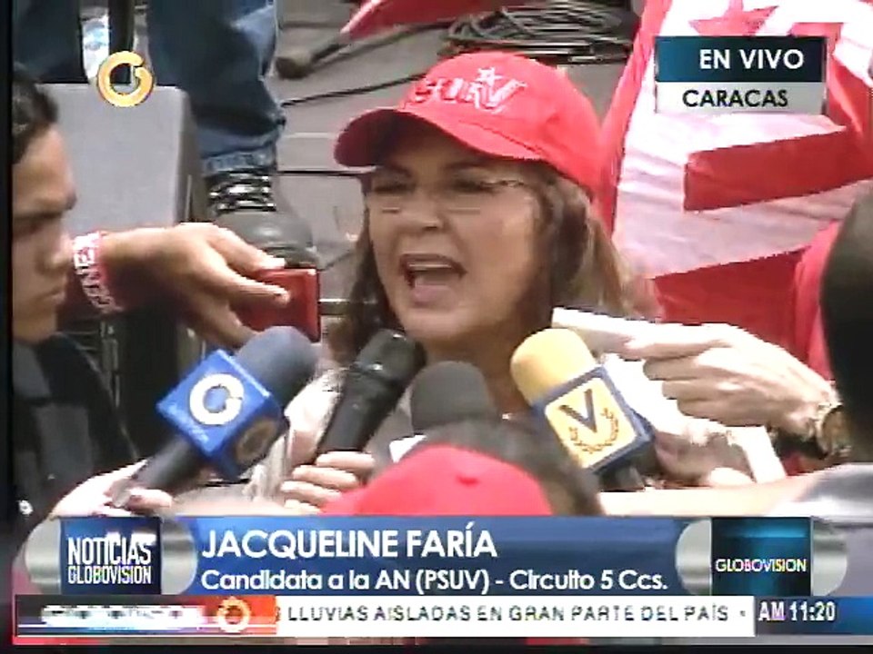 Faría: No estamos atacando a nadie