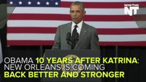 10 Years After Katrina Obama Is Inspired By New Orleans