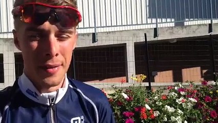 Tour de l'Avenir 2015 : La réaction d'Elie Gesbert