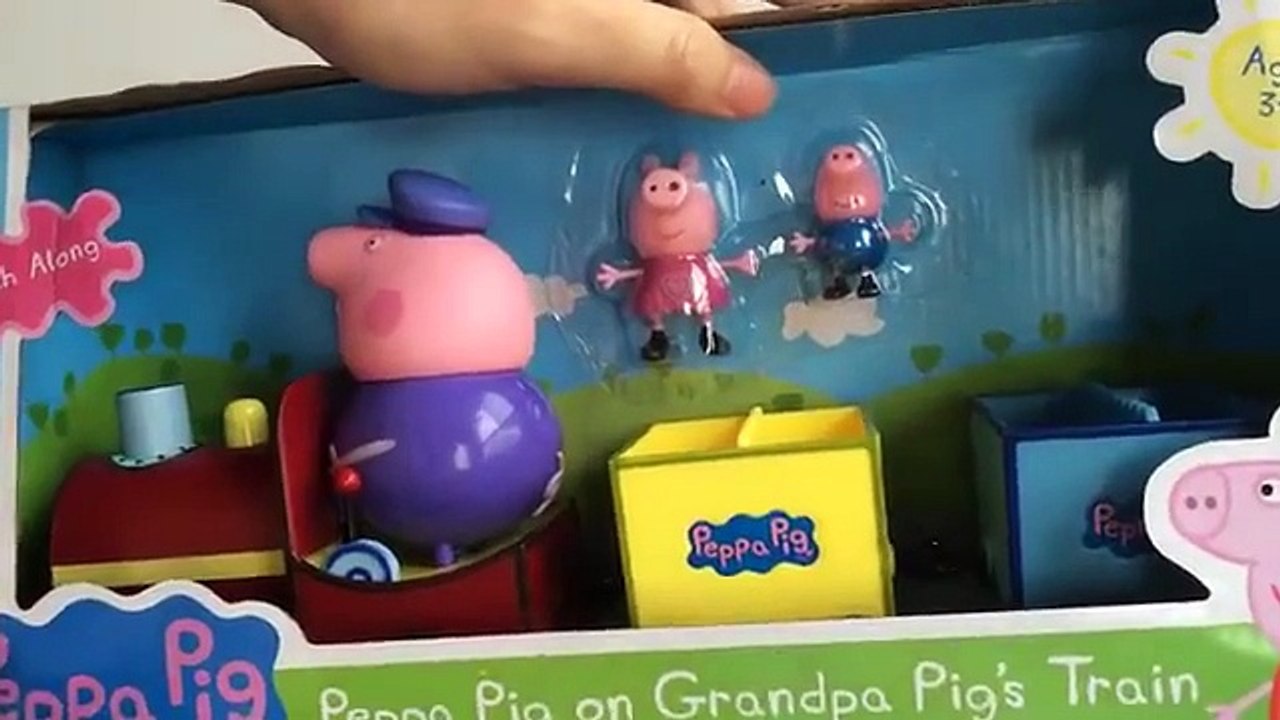 Toys Unboxing Demo - Peppa Pig on Grandpa Pig's Train