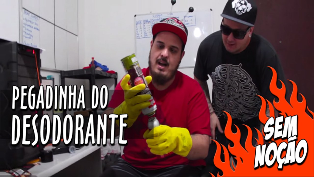 Pegadinha do Desodorante Spray