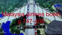 Minecraft boeing 747-400 (Malaysia airlines 2014)