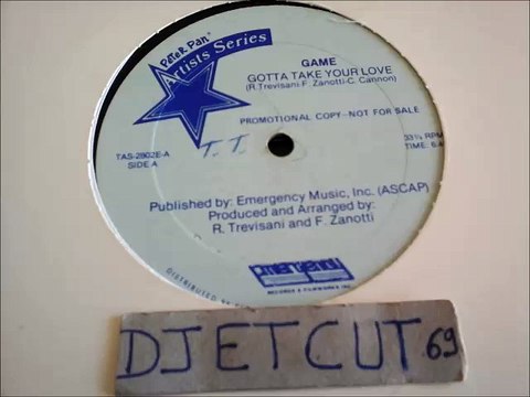 GAME -GOTTA TAKE YOUR LOVE(RIP ETCUT)PETER PAN ARTISTS SERIES EMERGENCY REC 80's